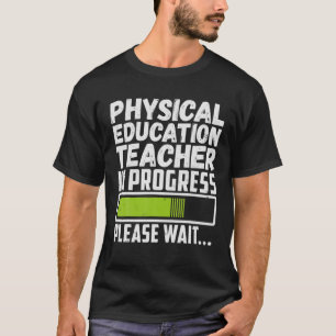Lärare i gymnastik som är under utveckling fram t shirt
