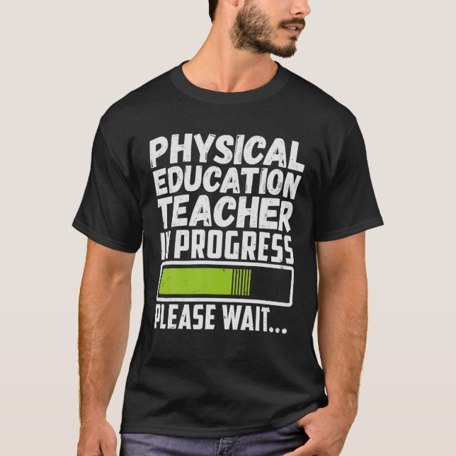 Lärare i gymnastik som är under utveckling framöve t shirt (Framsida)