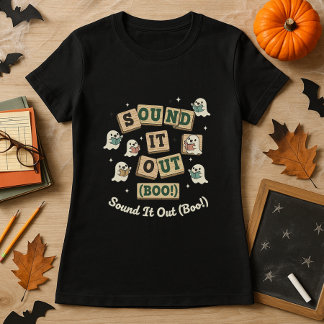 Lärare i Halloween-Ljud är ute i Boo T Shirt