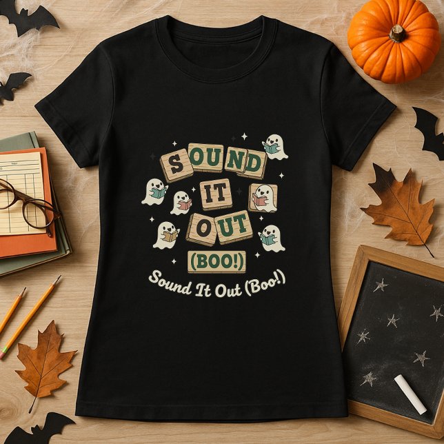 Lärare i Halloween-Ljud är ute i Boo T Shirt (Skapare uppladdad)