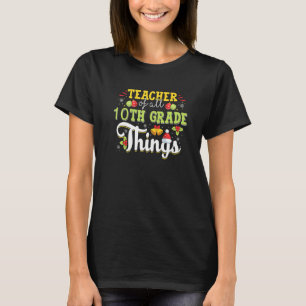 Lärare i hela 10:e Klass-Sak-läraren Christma T Shirt