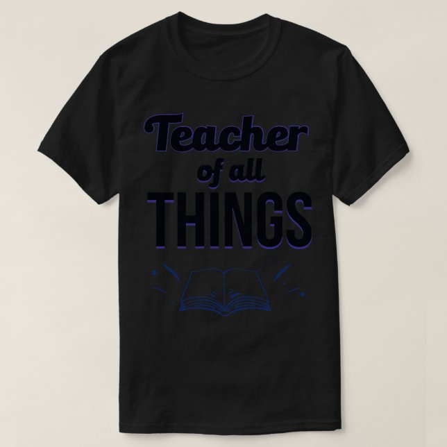 Lärare i hela Sak 2 T Shirt (Design framsida)