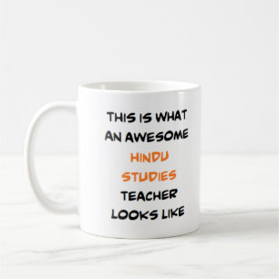 lärare i hindu-studier, fantastisk kaffemugg