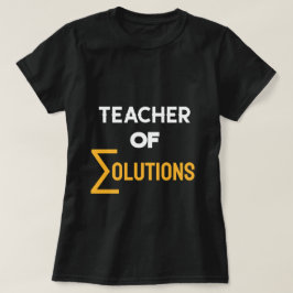 Lärare i hitolutions Algebra Math Lärare T Shirt