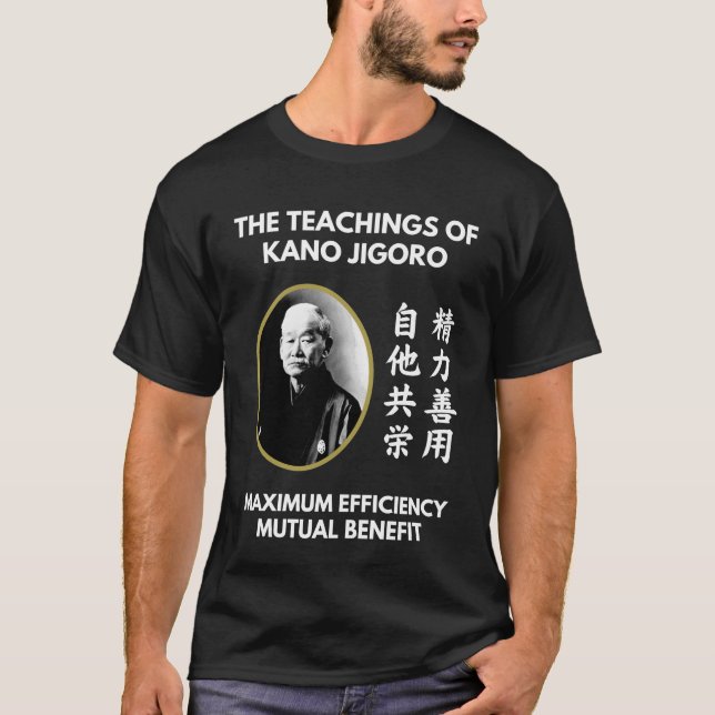 Lärare i Jigoro Kano Japanska Judo T-Shirt (Framsida)