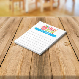 Lärare I kärlek 1:a Klass Cute Apple Pencil Anteckningsblock