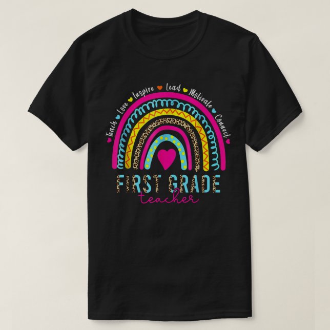 Lärare i Klass, Back to school, utvärderingsgrupp T Shirt (Design framsida)