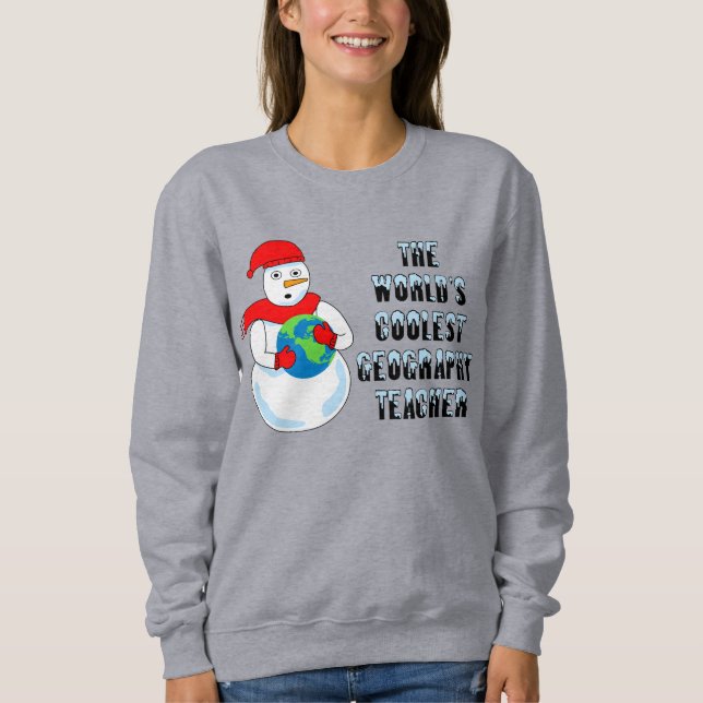 Lärare i kolest geografi t shirt (Framsida)