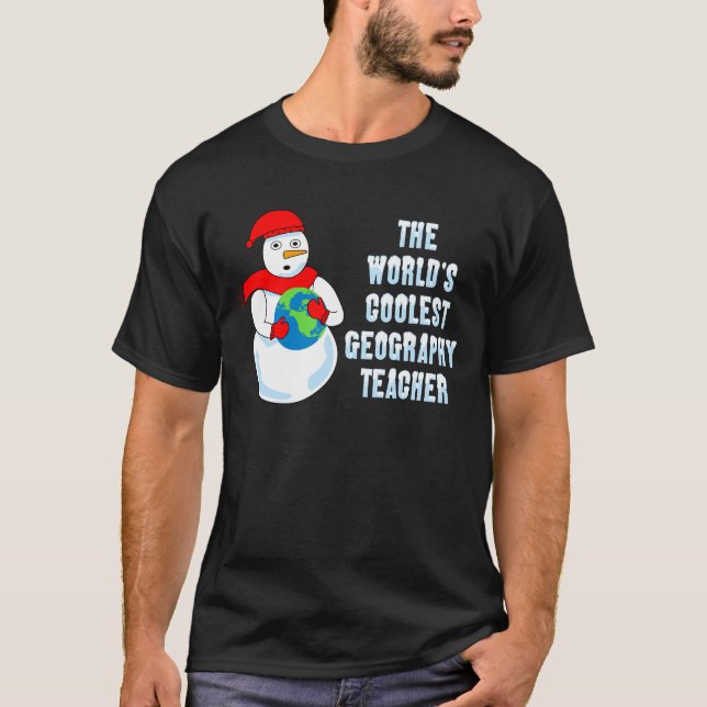 Lärare i kolest geografi t shirt (Framsida)