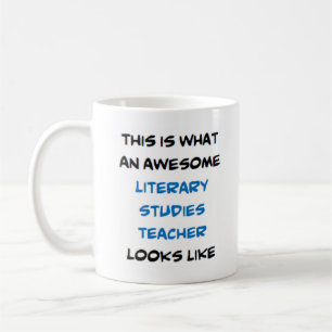 Lärare i litterära studier, fantastisk kaffemugg
