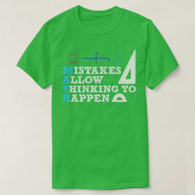 Lärare i matematik (4) t shirt (Design framsida)