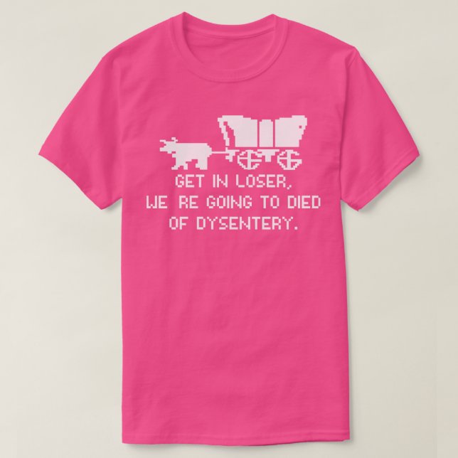 Lärare i Oregon Trail social, historiker T Shirt (Design framsida)