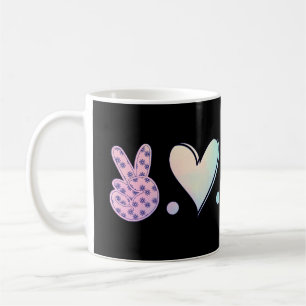 Lärare i Peace Kärlek Teach Back to school Kaffemugg