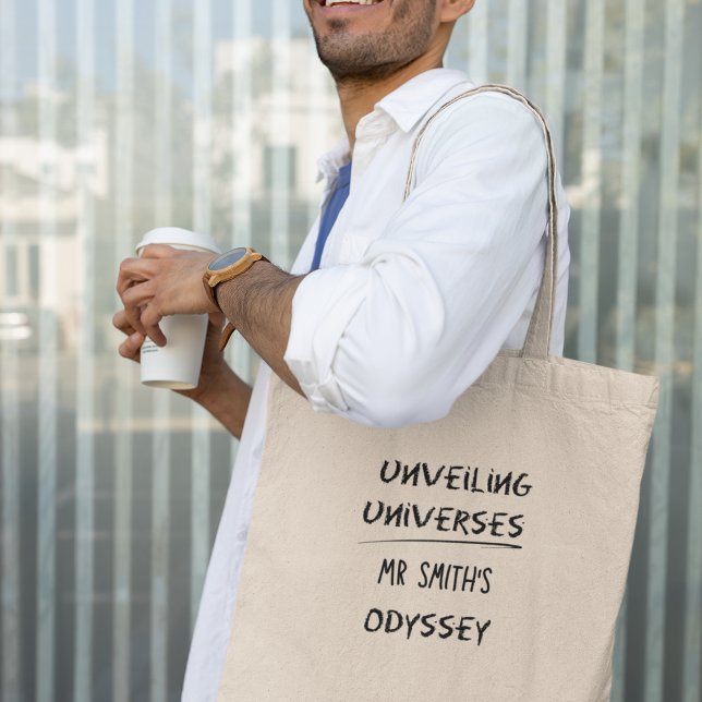 Lärare i Personlig för universitetsstudier Tygkasse (Shop now and embark on your educational odyssey with flair!)