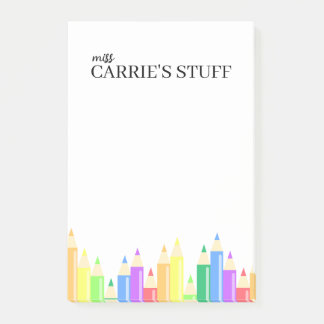 Lärare i Personlig och Cute Post-it Block