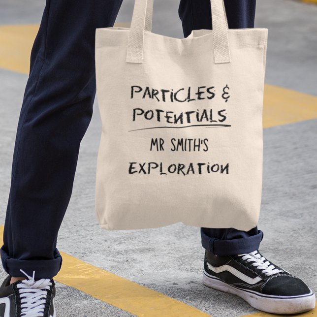 Lärare i Personlig och potentiell fysik Tygkasse (Shop now and let your passion for physics shine through every step you take!





)