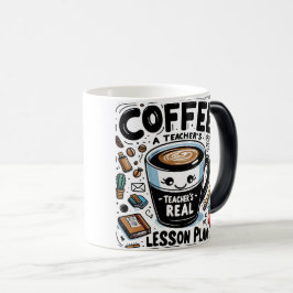 Lärare i Real Lesson Plan Kaffe Mugg