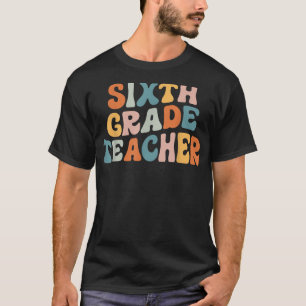 Lärare i Retro Sith Klass, Groovy 6e Klass T Shirt