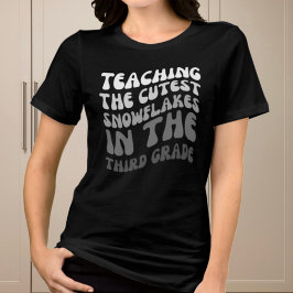 Lärare i Snöflingor tredje Klass T Shirt