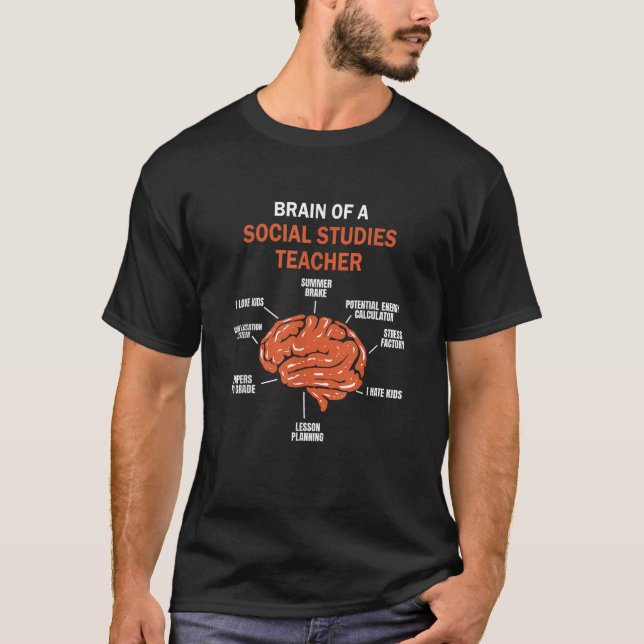 Lärare i Social-studier T Shirt (Framsida)