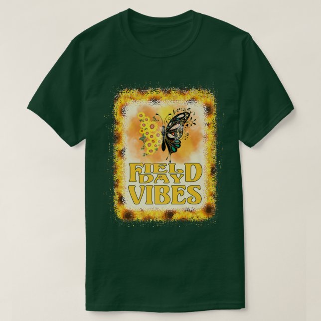Lärare i solrosblomma Student Fält T Shirt (Design framsida)