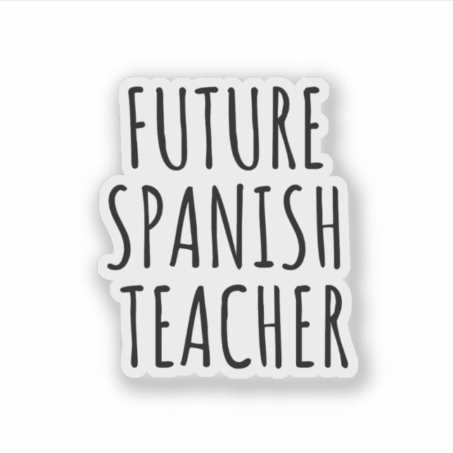 Lärare i Spanien Klistermärken (Framsida)