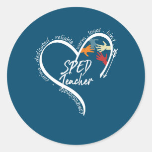 Lärare i Speciell utbildning SPED Lacher Tees Runt Klistermärke