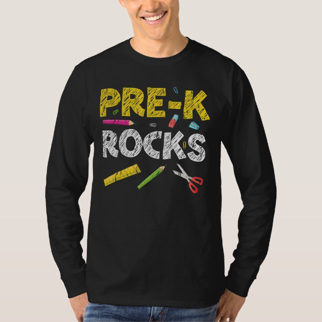 Lärare i Sten Back to school T Shirt (Framsida)