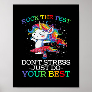 Lärare i Sten vid testning Poster