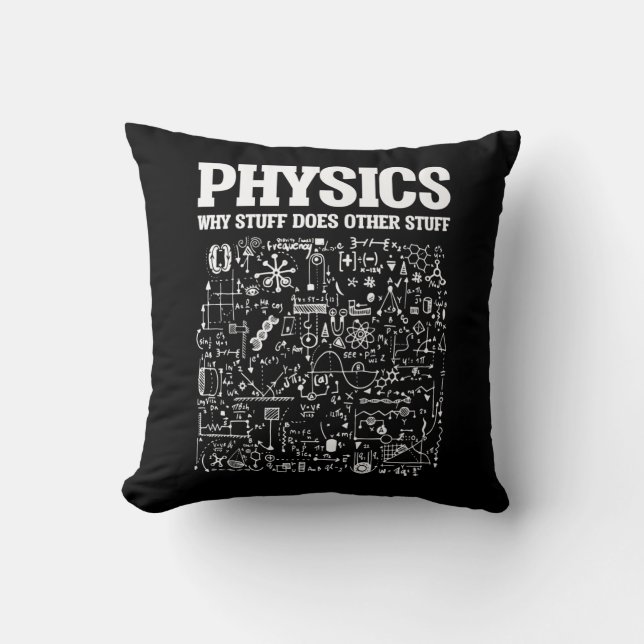 Lärare i Student fysik Science Kudde (Framsida)