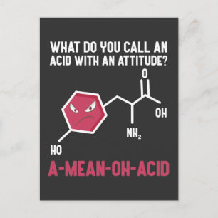 Lärare i Student Lab Amino Acid Vykort