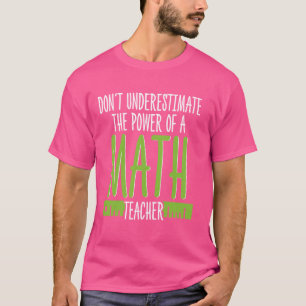 Lärare i Student vid Math Älskare Geek Education T Shirt