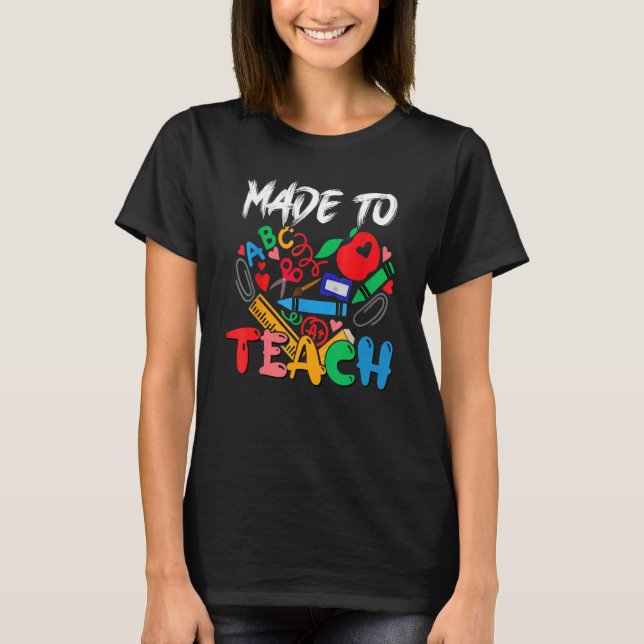 Lärare i Student vid undervisningsskolan T Shirt (Framsida)