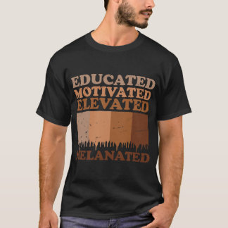 Lärare i svart historiemånad t shirt