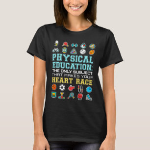 Lärare i Tävling PE för gymnastik T Shirt