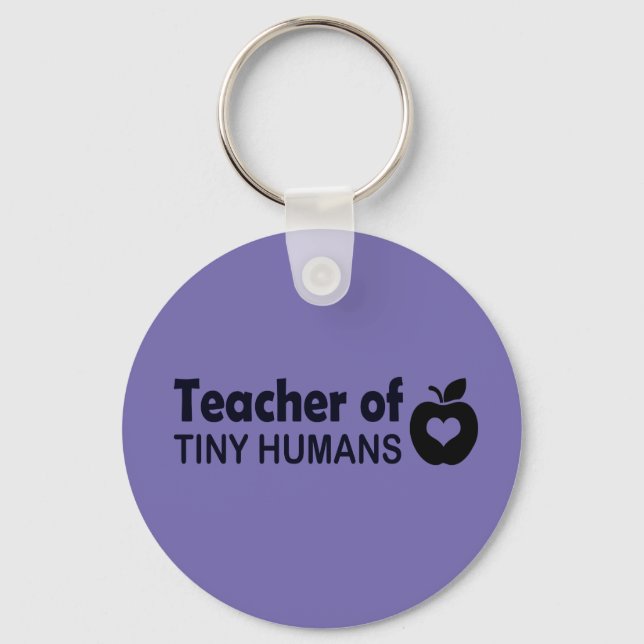 Lärare i Tiny Humans Keychain Nyckelring (Framsida)