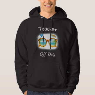 Lärare i tjänst förra dagen, skollärarsommar hoodie