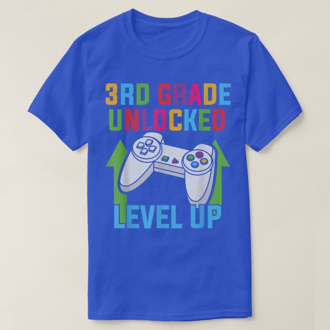 Lärare i VIDEO GAMER Studenten Student förra dagen T Shirt (Design framsida)
