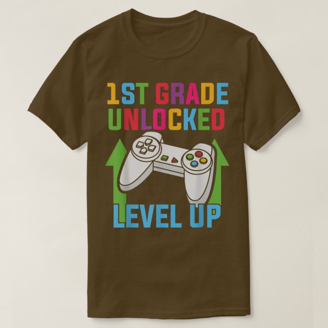 Lärare i VIDEO GAMER Studenten Student förra dagen T Shirt (Design framsida)