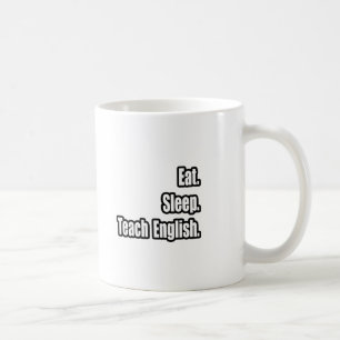 Lärare i viloläge engelska kaffemugg