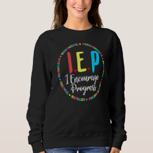 Lärare Iep I E P Uppmuntra Speciell fortbildning T Shirt