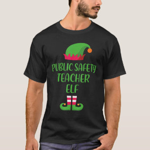 Lärare inom allmän säkerhet Elf-julfamiljen Matchi T Shirt