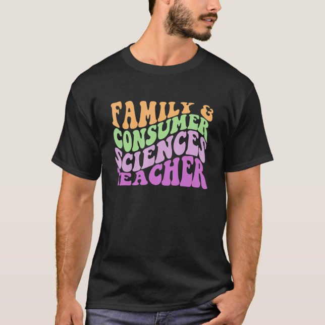 Lärare inom familjekonsumtion t shirt (Framsida)
