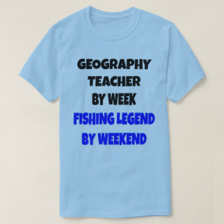 Lärare inom fiskets geografiska område tee shirt