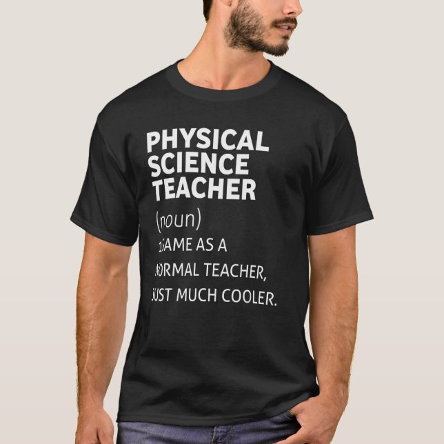 Lärare inom fysik t shirt (Framsida)