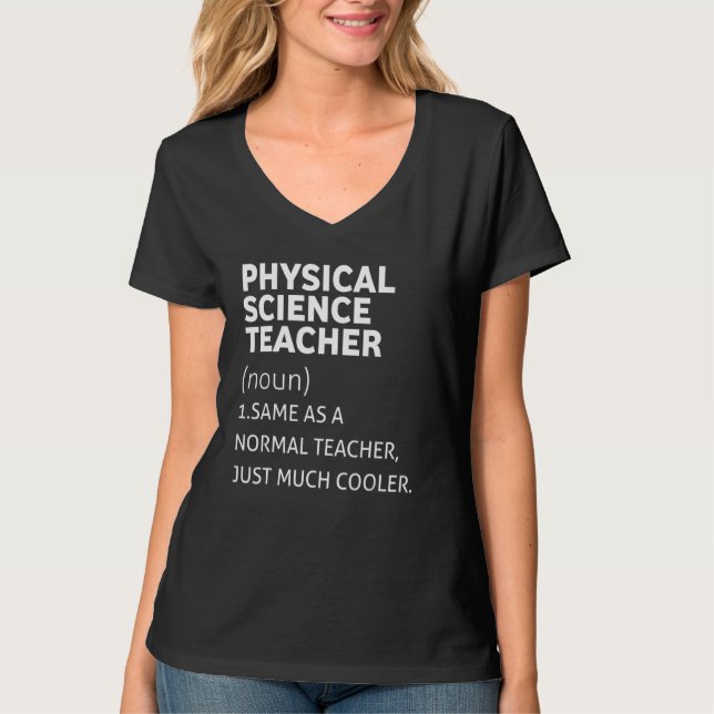 Lärare inom fysik t shirt (Framsida)