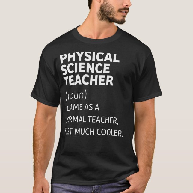 Lärare inom fysik t shirt (Framsida)