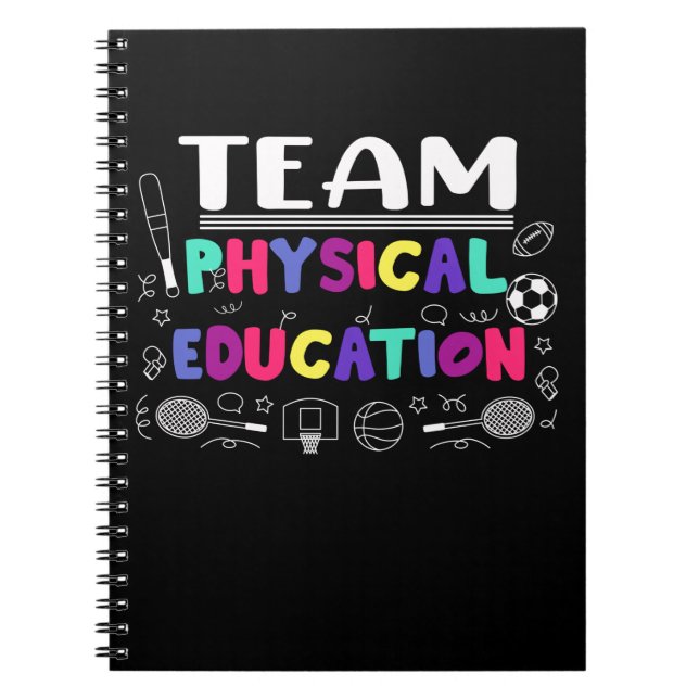 Lärare inom gymnastik Cute Sports Teaching Anteckningsbok (Framsidan)