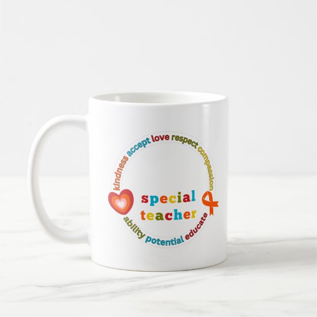 Lärare inom personligen för speciell utbildning kaffemugg (Vänster)
