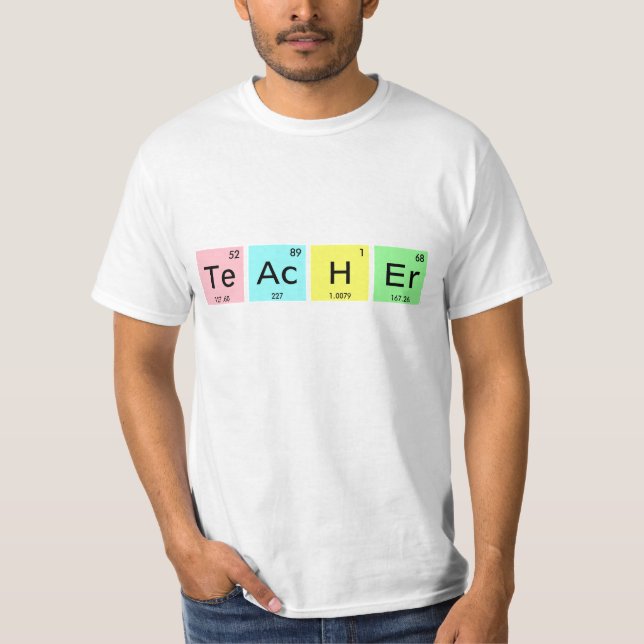 Lärare Inslag T-shirt (Framsida)